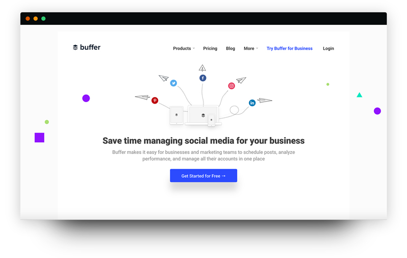 Buffer Save time managing social media for your business