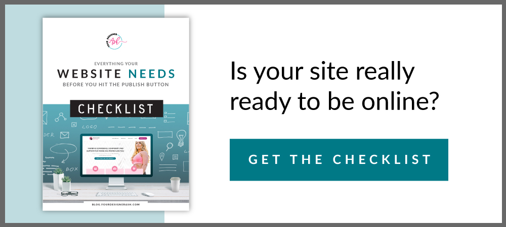Free website needs checklist
