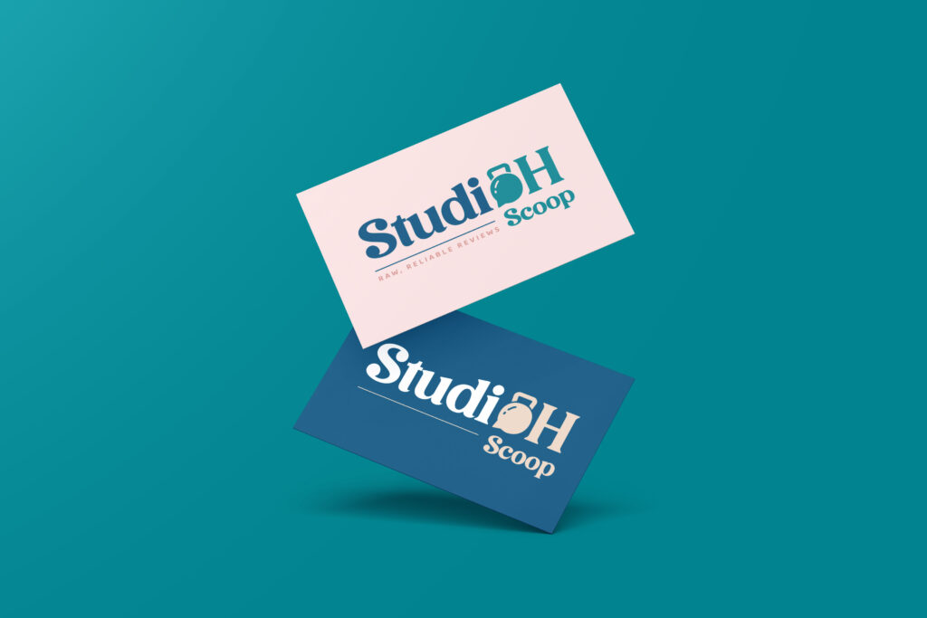 StudIOH Scoop Logo and Business Card Design
